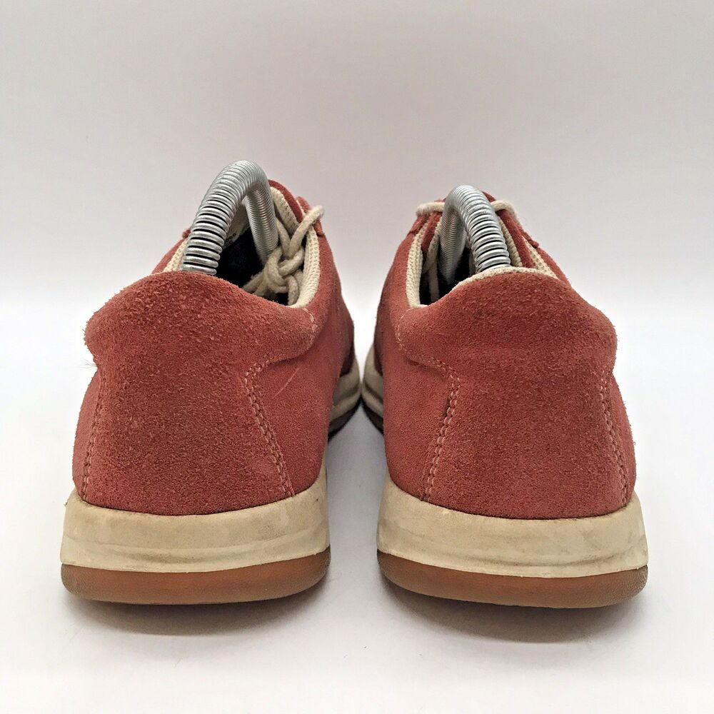Lands' End Sienna Suede Sneakers Women's 9B Casual Lace Up Outdoor Shoes 83088 - Picture 4 of 11